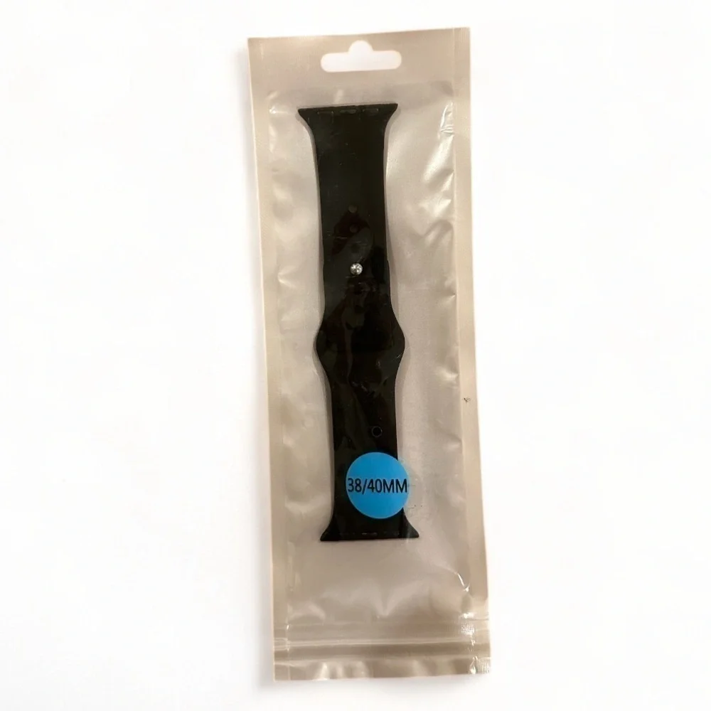 NWT Apple Watch Black Band 38/40mm Silicone